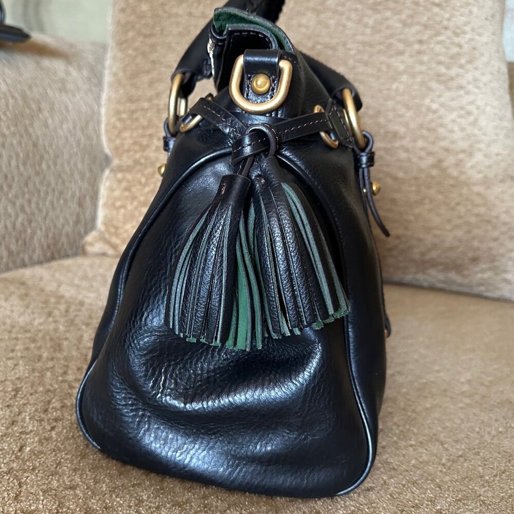 Dooney & Bourke Florentine Large Satchel in Black Leather - Picture 4 of 16